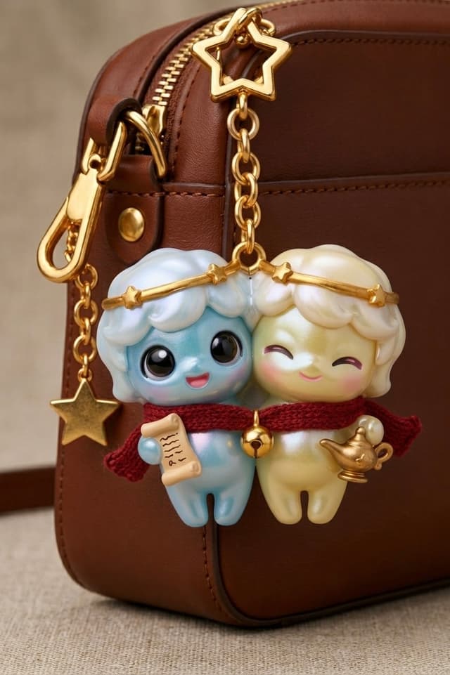 Genial Gemini prototype charm